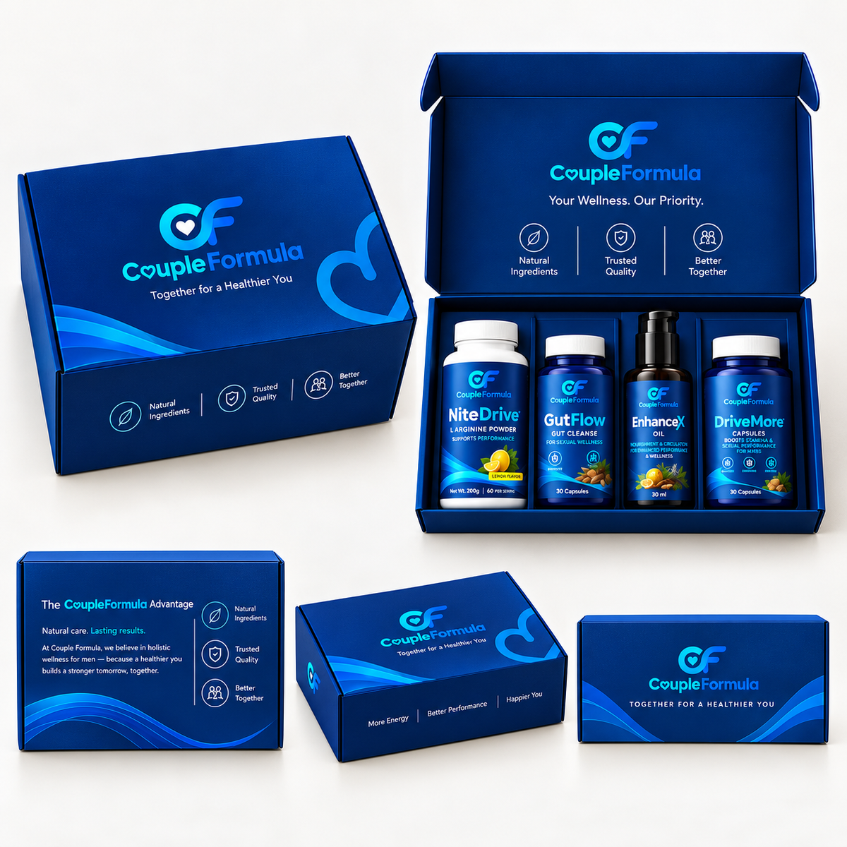 CoupleFormula Complete Wellness Kit – 4 Product Combo
