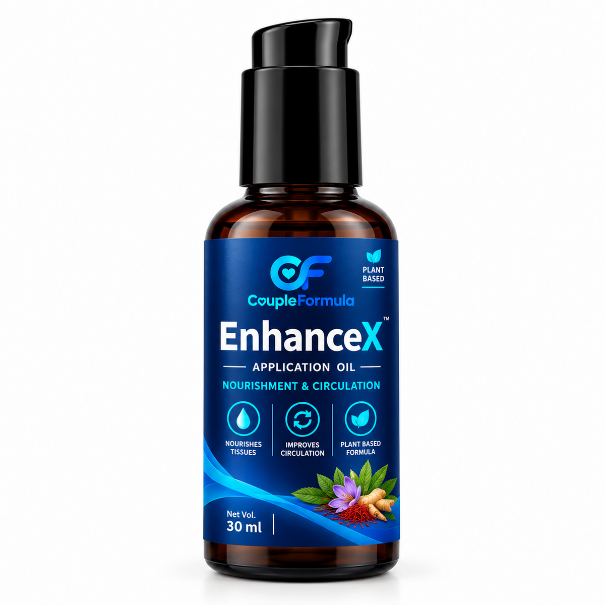 CoupleFormula EnhanceX Application Oil bottle