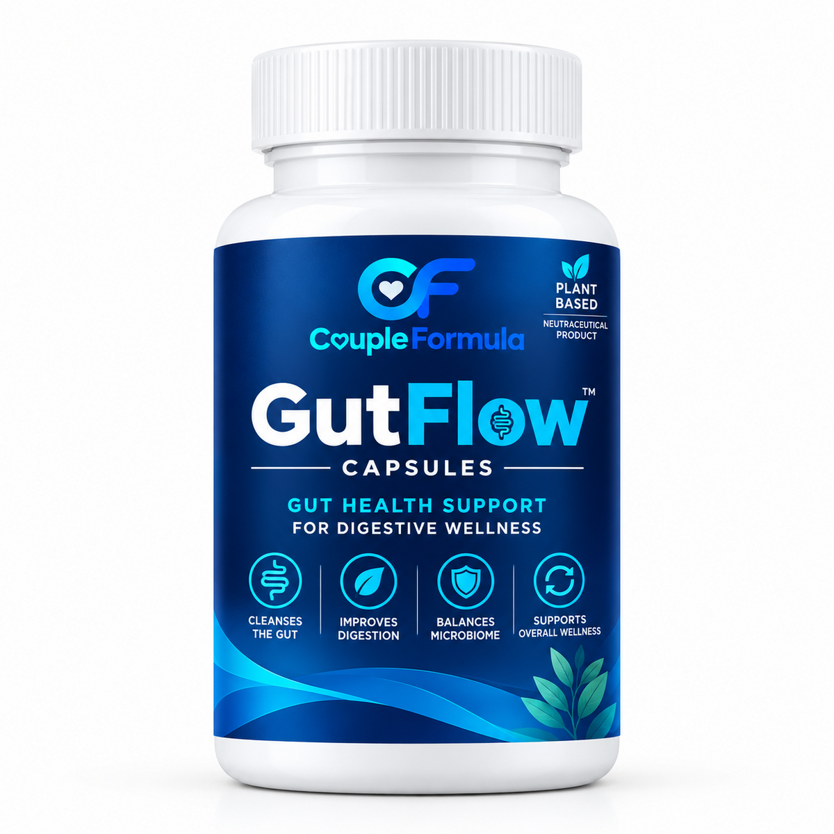 GutFlow Capsules in CoupleFormula Complete Wellness Kit