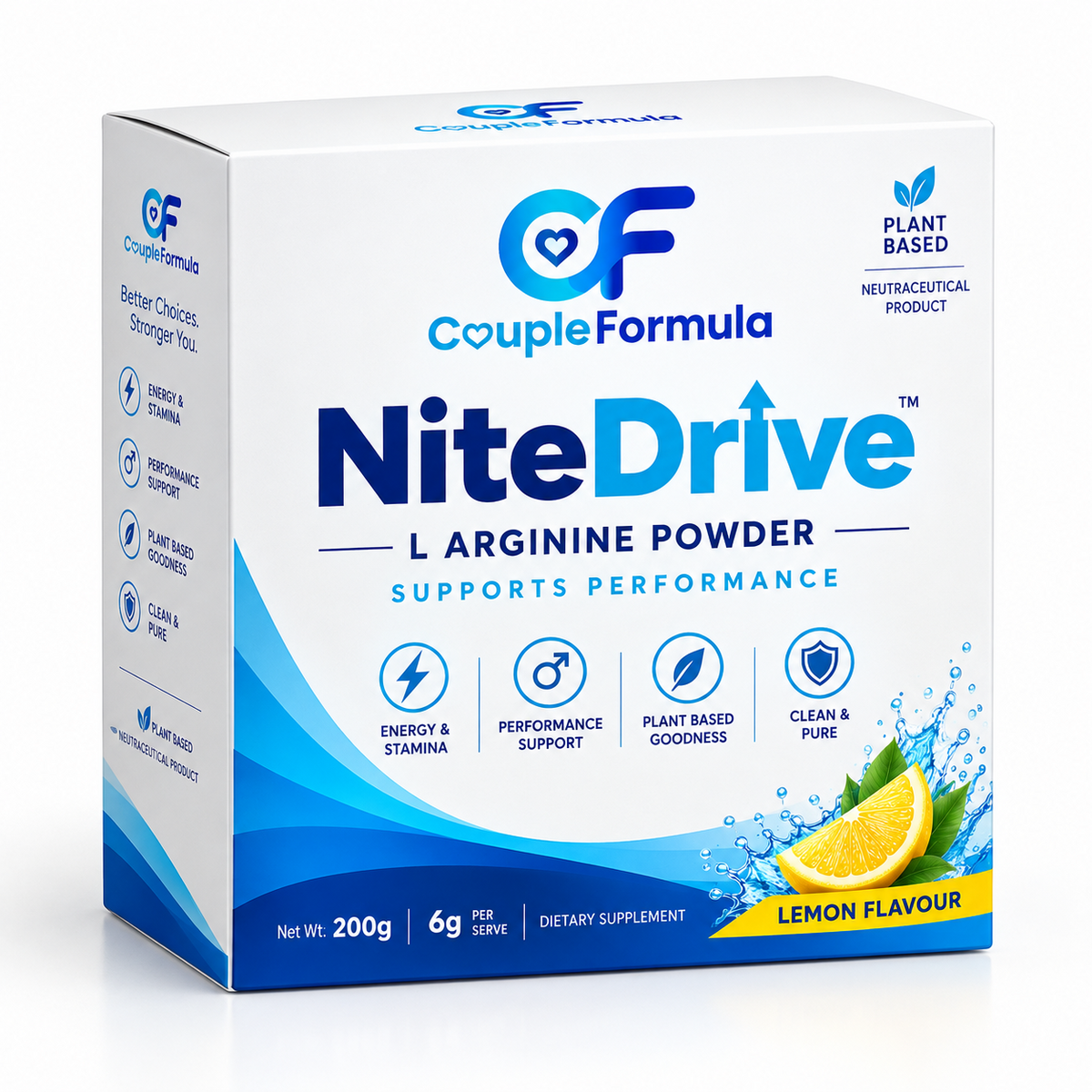 NiteDrive L-Arginine Powder in CoupleFormula Complete Wellness Kit