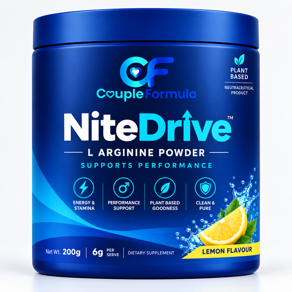 CoupleFormula NiteDrive L-Arginine Powder tub